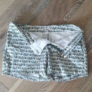 Banana Republic elephant shorts, size 6